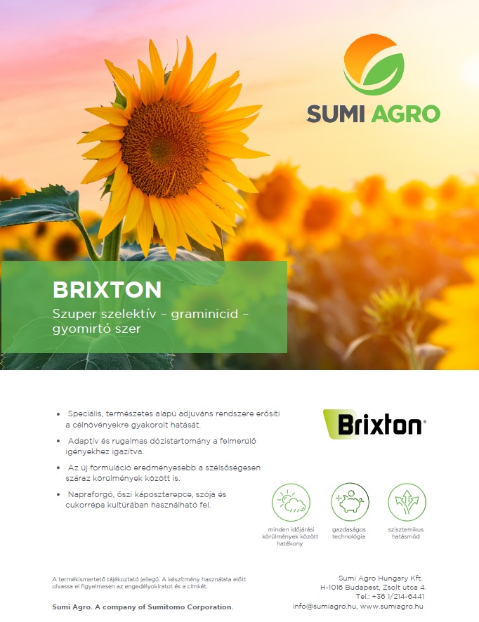 Brixton &ndash; Kimagasl&oacute; tud&aacute;s az egyszikű gyomok ellen