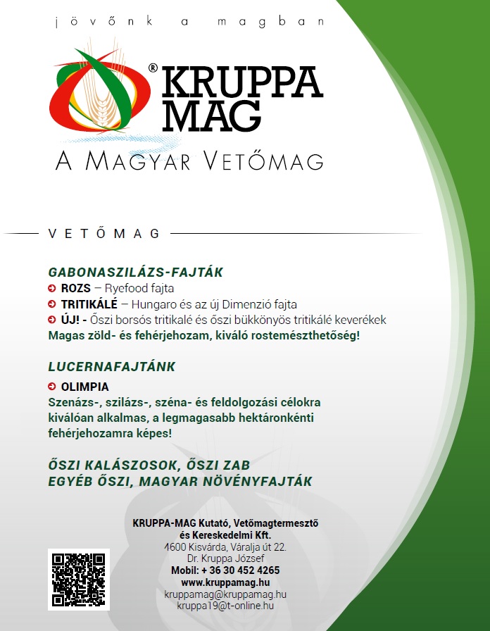 Nyár végi vetésű növényeink talajelőkészítési, vetési munkái