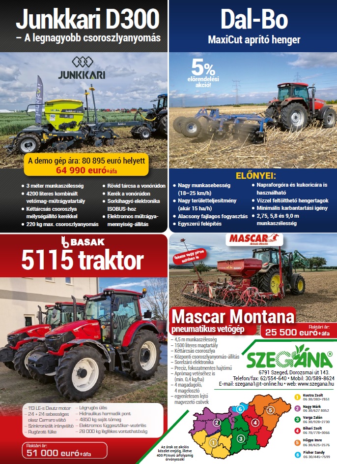 Jól választottam vetőgépet! – A Junkkari T300 direktvetőgép