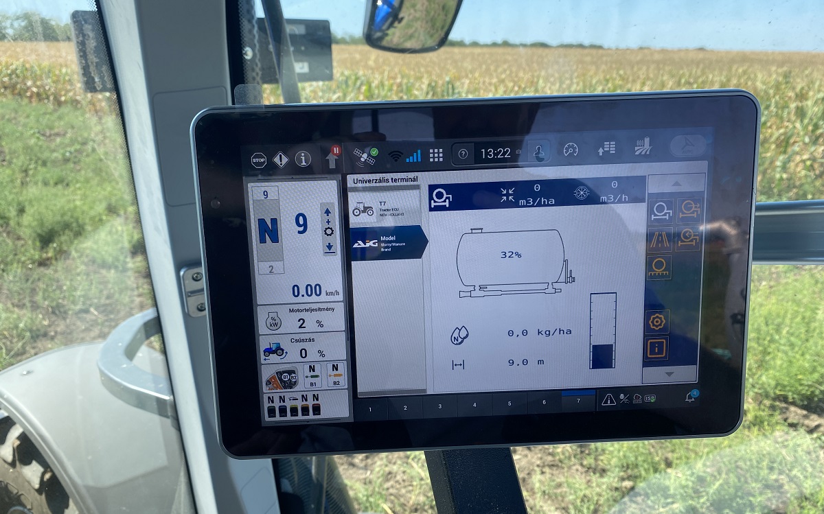 Mesterséges intelligencia alapú precíziós hígtrágya-kijuttatási technológia kifejlesztése