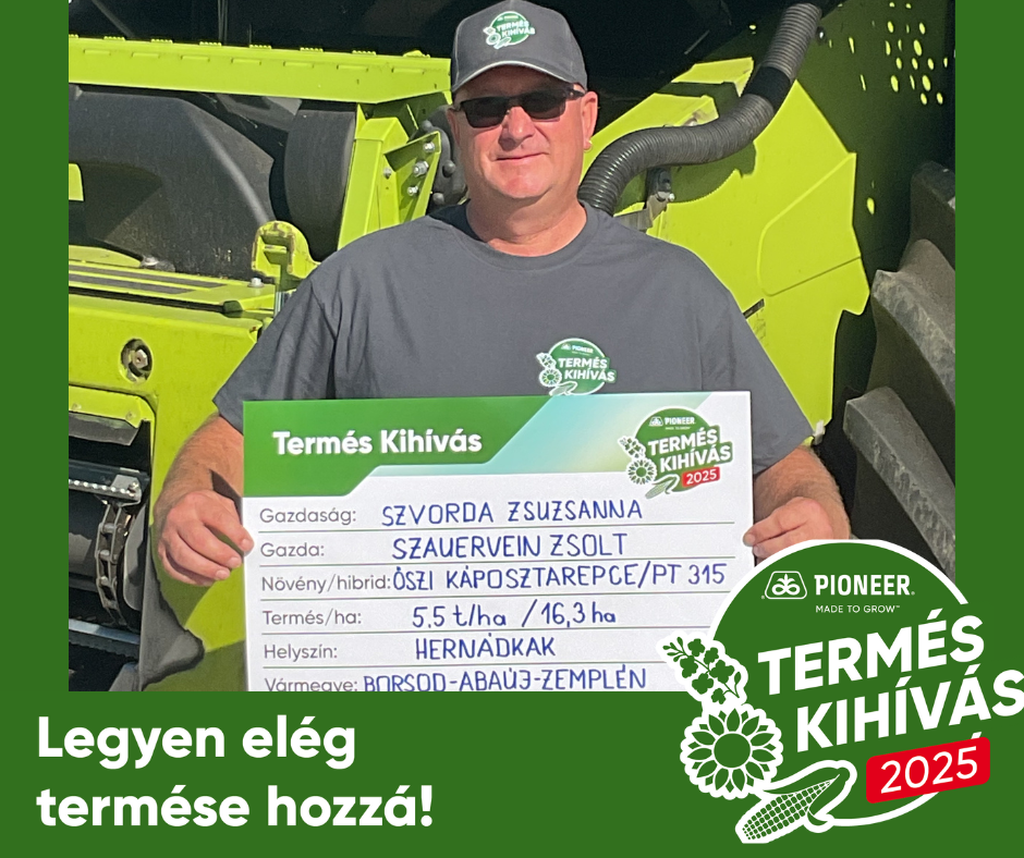 A Corteva Agriscience a legjobb magyar Pioneer&reg; term&eacute;shozamokat d&iacute;jazta