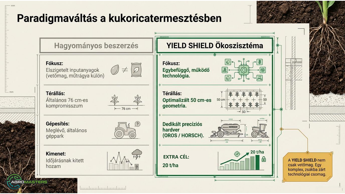 Az AGRO MASTERS YIELD SHIELD rendszere technol&oacute;giai egy&uuml;ttműk&ouml;d&eacute;sek r&eacute;v&eacute;n tov&aacute;bb bőv&iacute;thető