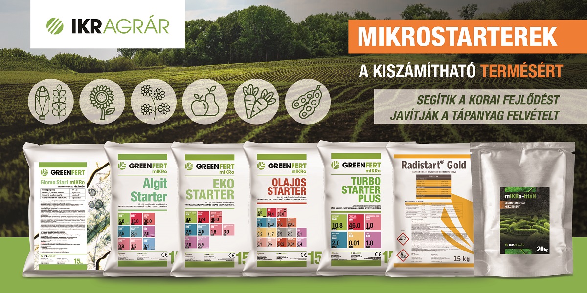 Nem csak gyors n&ouml;v&eacute;nyindul&aacute;s: ez&eacute;rt &eacute;rt&eacute;kelődik fel a mikrogranul&aacute;lt starter szerepe a talaj&eacute;let &eacute;s a term&eacute;sbiztons&aacute;g t&aacute;mogat&aacute;s&aacute;ban