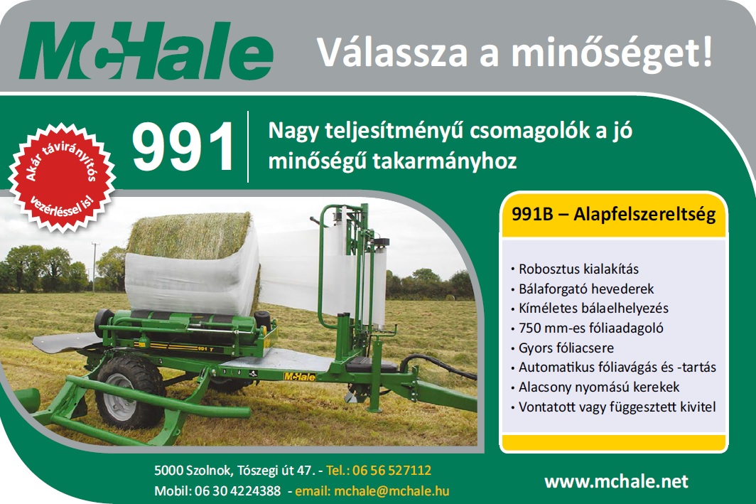 McHale: b&aacute;l&aacute;z&aacute;s &eacute;s b&aacute;lacsomagol&aacute;s pr&eacute;mium szinten