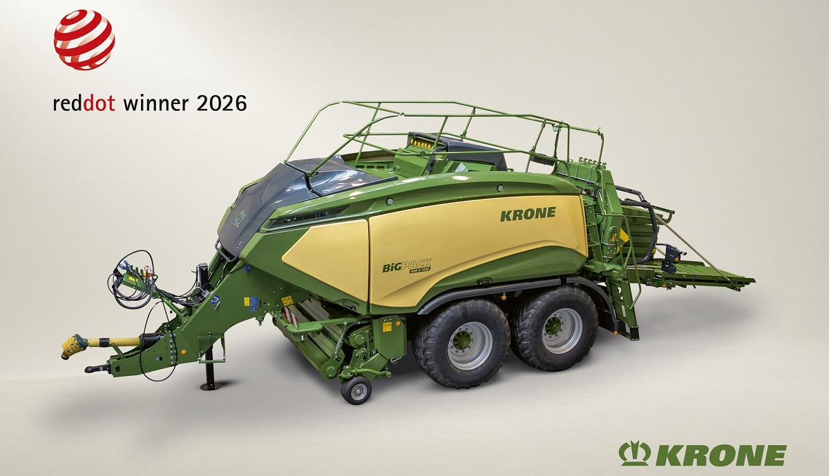 A KRONE BiG Pack HDP II diz&aacute;jnd&iacute;jat kapott
