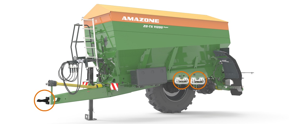 AMAZONE ZG-TX: A sorozatfrissítés még pontosabbá és sokoldalúbbá teszi a kombinált műtrágyaszórót