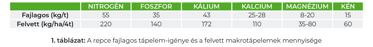 Az alaptrágyázás a repcetermesztés kulcsa