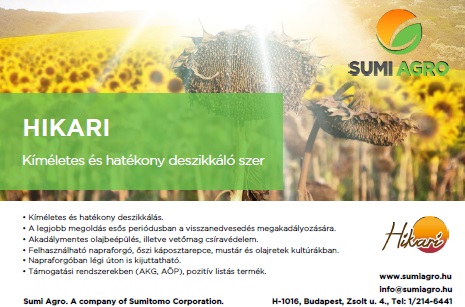 Deszikk&aacute;l&aacute;s hat&eacute;konyan &ndash;  HIKARI a Sumi Agro aj&aacute;nl&aacute;s&aacute;val